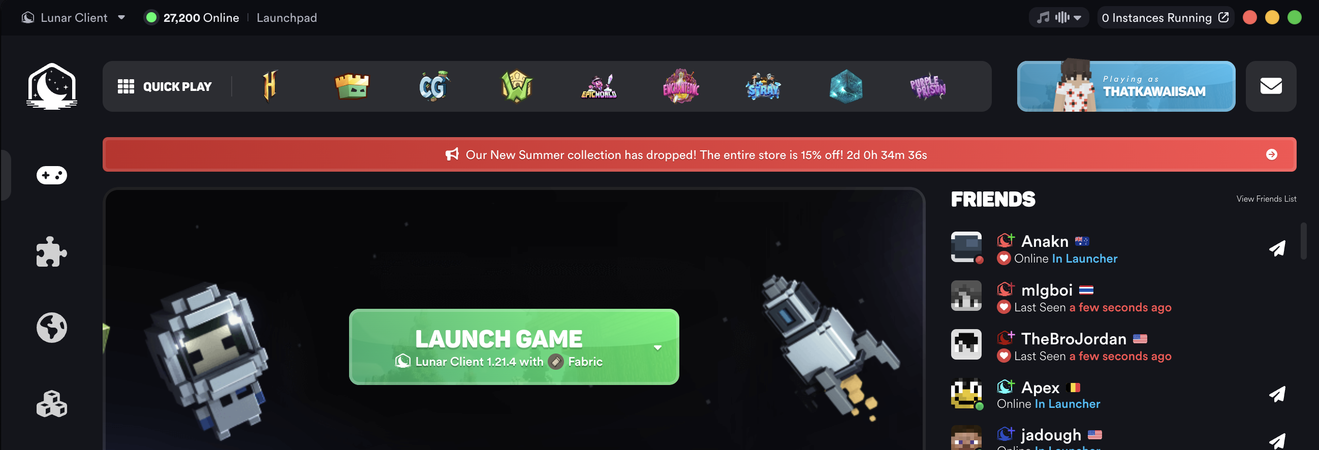 Lunar Client Launcher