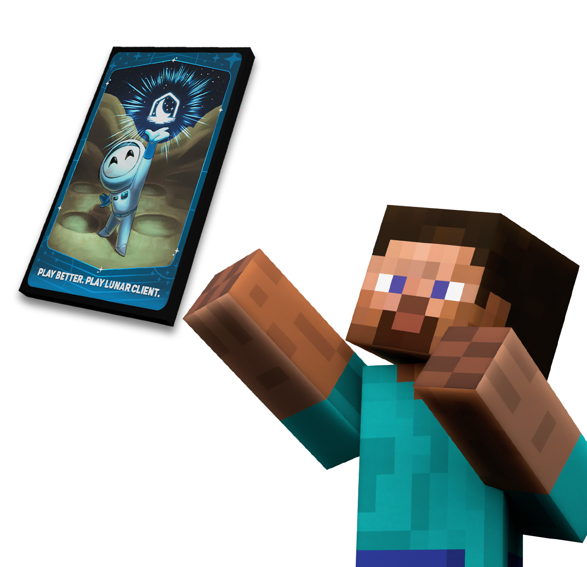 Lunar Client TwitchCon Trading Card